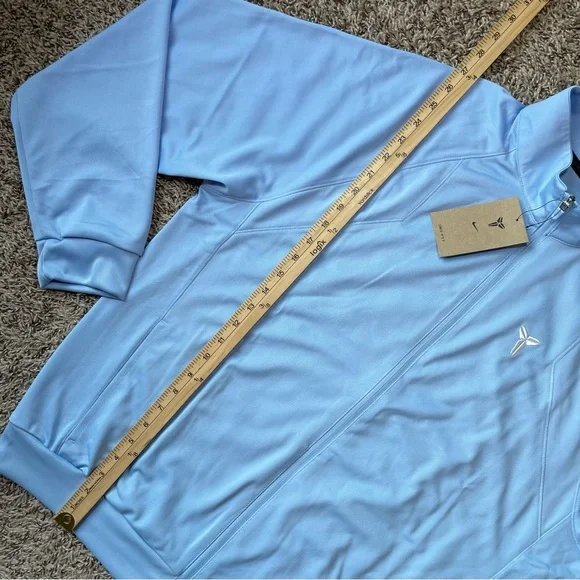 Nike Mamba Kobe Bryant Full Zip Jacket Mens Large Light Blue Dri-Fit HJ8097-422 - Picture 10 of 11